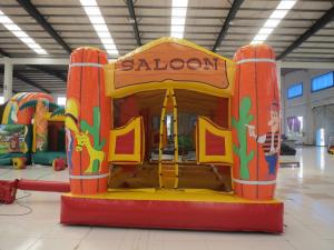 China Kids Inflatable Bouncy Castle with Safe Net Commercial Grade Bounce House Jumpy Castle for Park on sale