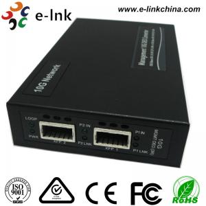 Wholesale Standalone Fiber Ethernet Media Converter 3R Repeater XFP To XFP Web Management from china suppliers