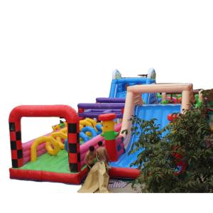 Wholesale 80ft Long Inflatable PVC Obstacle Course with Customized Color and Size from china suppliers