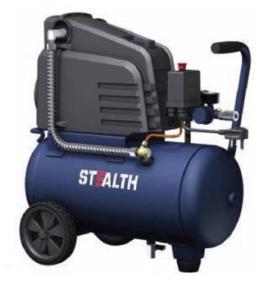 Wholesale 6 Gallon 24 Liters Silent Portable Air Compressor Oil Free 0302411X 88 L/Min from china suppliers
