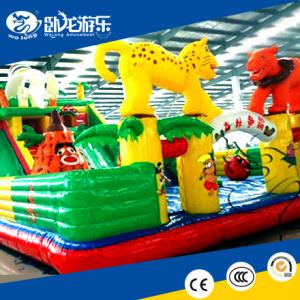 China Large inflatable slides, lovely inflatable jumping slide on sale