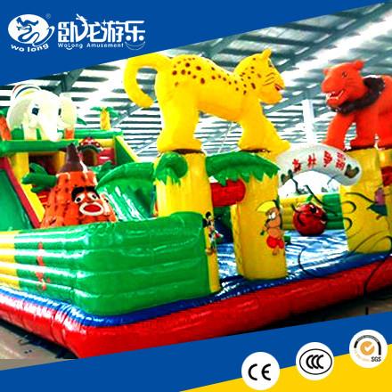 Quality Large inflatable slides, lovely inflatable jumping slide for sale