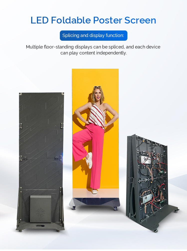 High Resolution Indoor LED Poster Screen LED Screen Indoor Poster Display Screen for Shopping Mall