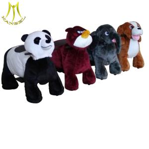 Wholesale Hansel plush walking toy ride on animales de peluche motorizado in mall from china suppliers