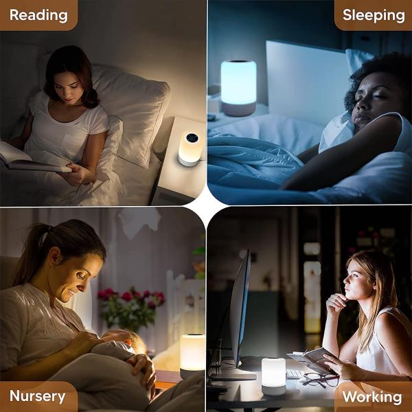 30W Table Touch Ambient Night Light With USB And 7 Colors