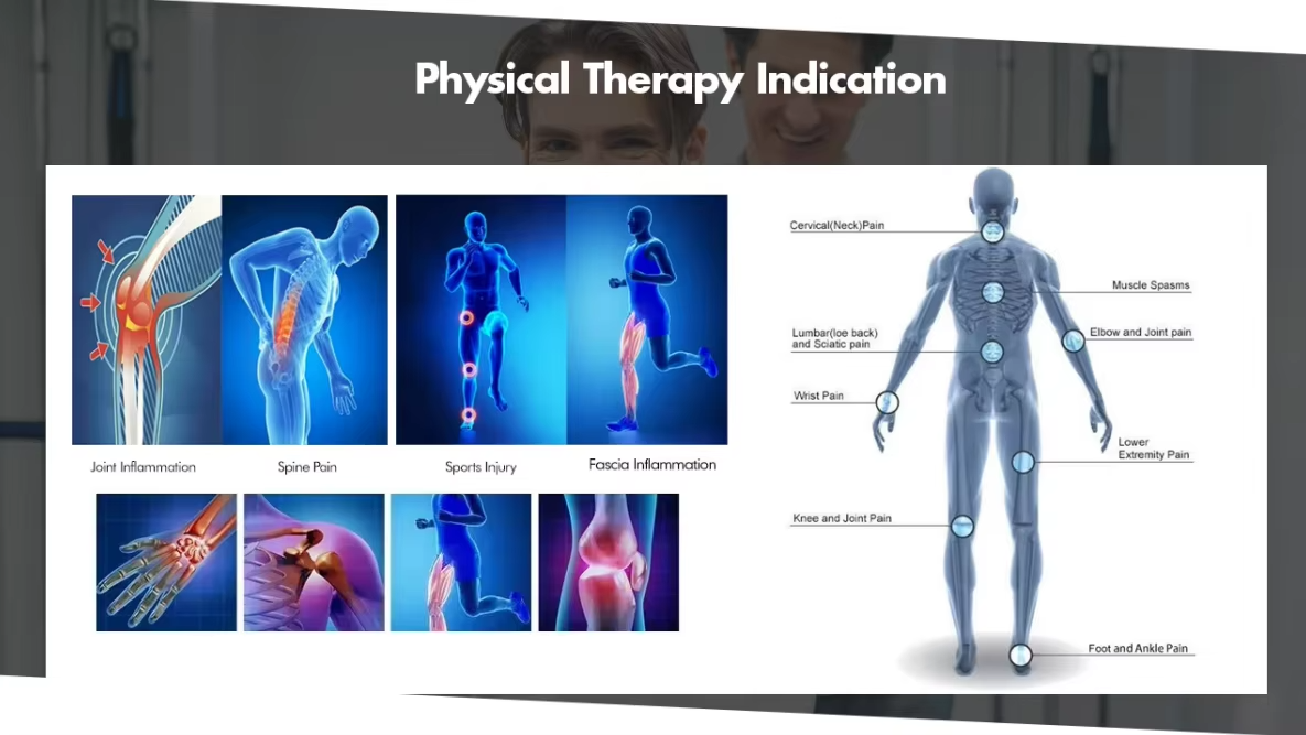 Human Physiotherapy Radial Shock Wave Therapy Electro Mangetic Machine