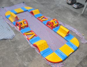 Wholesale 20x18meter Floating Inflatable Aquapark Inflatable Water Park Obstacle Courses from china suppliers
