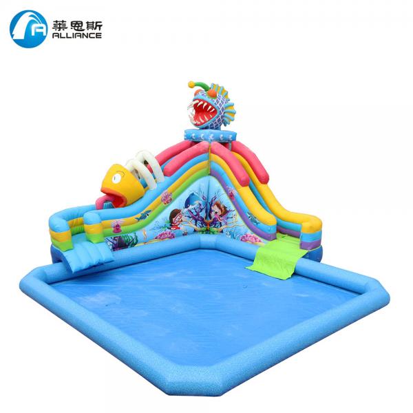 Quality Commercial Inflatable Slide Inflatable Piranha Water Slide 3 Years Warranty for sale