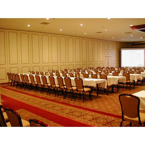 Soundproof Wall Panel Sliding Operable Office Partition Walls 65mm Thickness