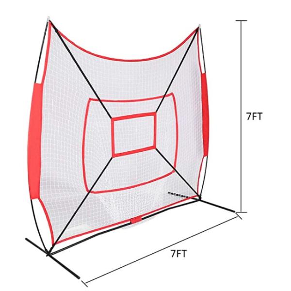13.3cm Portable Target Baseball Net Customized Color Nylon Batting Cage Nets
