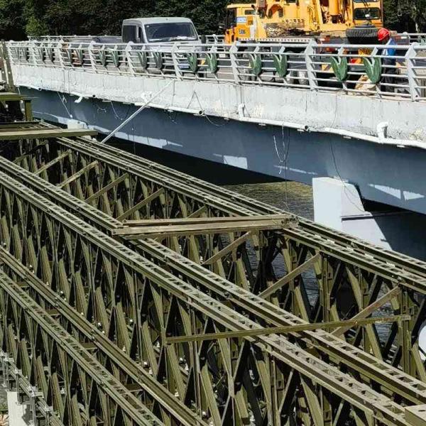 Q345E TSR Panel Bridge Prefabricated Truss Bridge Adjustable Durable Lightweight