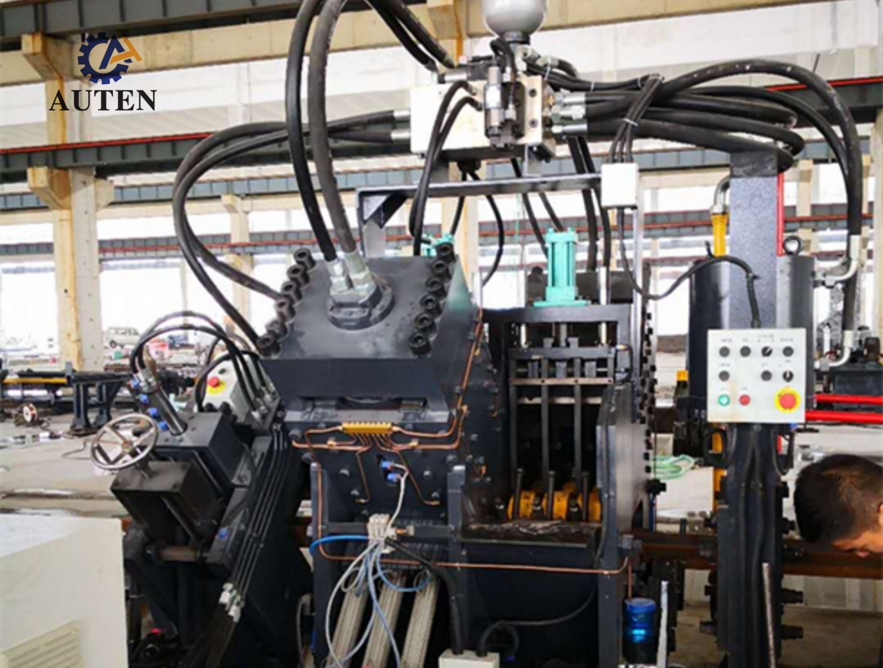 model JNC1412 CNC Punching Marking And cutting machine for Power communication tower