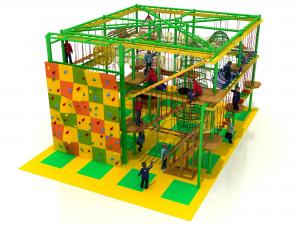 Wholesale family indoor park teenager rope course adventure indoor play area with climbing from china suppliers