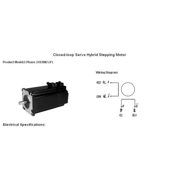 2-Phase 24SSM(1.8º) Series Closed-loop Servo Hybrid Stepper Motor