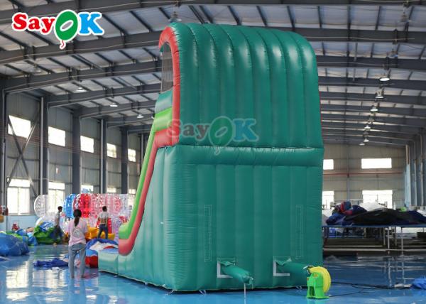 Anti Ruptured Commercial Inflatable Water Slide Pool Two PVC Coated Sides