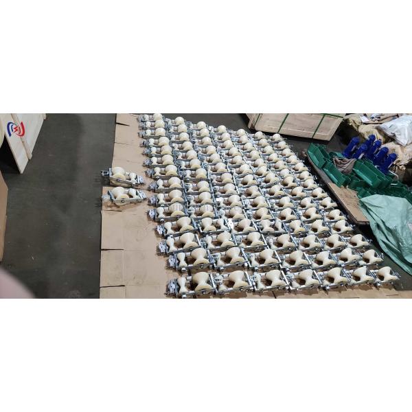 Exchanging Overhead Grounding Wire Opgw Stringing Double Sheave Block