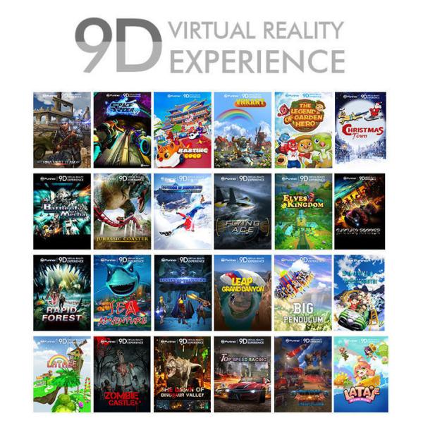 6-12 Seats 9D Virtual Reality Simulator 3DM Glasses 5D 7D Cinema For Theme Park