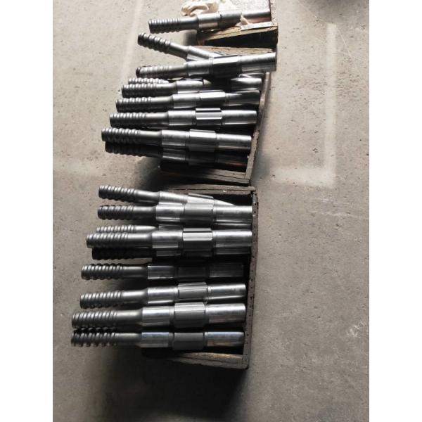 Black Color Drill Chuck Adapter PD200 T38 Length 380 / 484mm 45mm Diameter