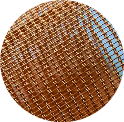 Cable Rod Architectural Wire Mesh Fabric For Facade Cladding Or Room Divider