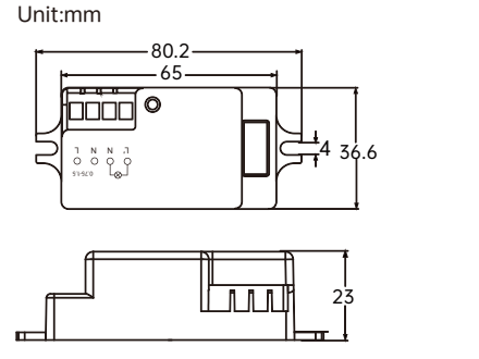 Microwave Motion Sensor For Ceiling Light