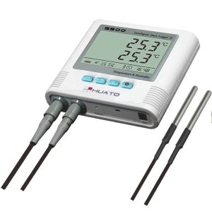 Wholesale Dual Temperature Humidity Data Logger With Alarm Function High Accuracy from china suppliers