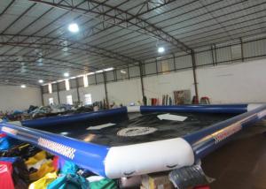 China Iinflatable Above Ground Pools For Adults , Blue Large Blow Up Pool 10 X 10m on sale