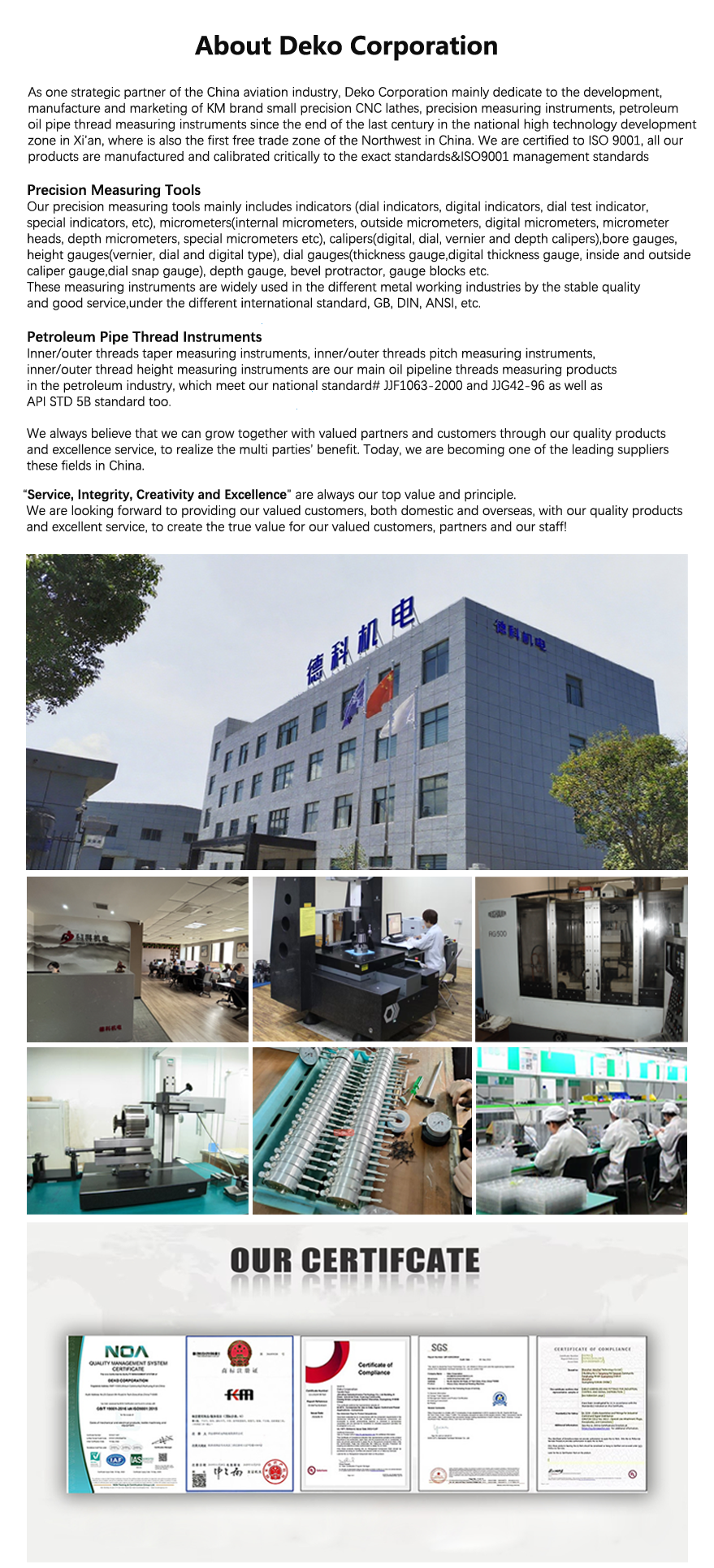 Mechanical 2 3/8-20″ Internal Thread Pitch Diameter Gauge for The API Spec 5B Standard Threads