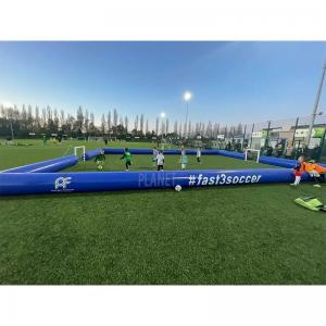 China Outdoor Inflatable Football Court Soccer Pitch Inflatable Football Field For Sport Game on sale