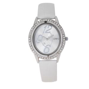 China Big Number Face Womens Fashion Watch OEM Logo Alloy Stones Case on sale