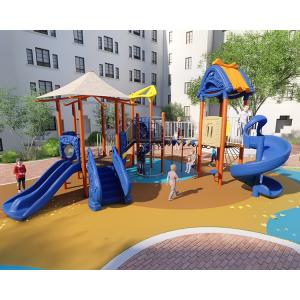 Wholesale LLDPE Children Plastic Playground Slide For Physical Fitness Anti Cracking from china suppliers
