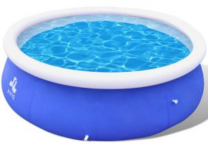 China Entertainment Inflatable Lounge Pool , Clubs Big Blue Blow Up Pool 360 X 90 Cm on sale