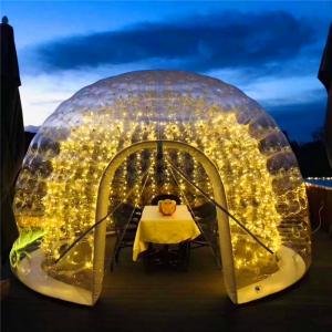 Wholesale 4m Transperant PVC Wedding Blow Up Inflatable Igloo Tent from china suppliers