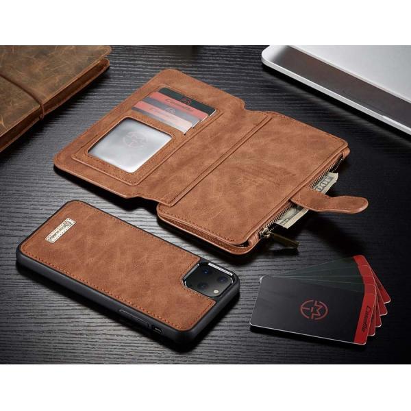 Multifunctional wallet PU leather phone case for 2019 iphoneX, with zipper slots