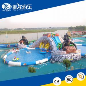 Wholesale giant funny inflatable pool slide for sale from china suppliers