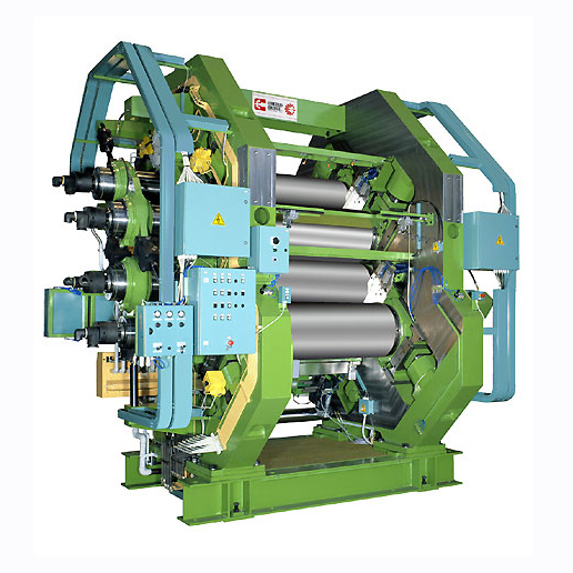 Precise Control Rubber Calender Machine with PLC Control System Electric Heating and Automatic Operation