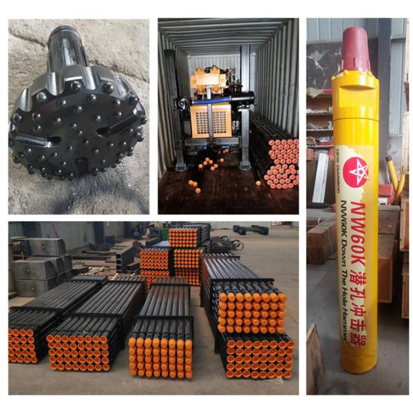 Large 350m Pneumatic High Efficiency Drilling Rig Hydraulic Drilling