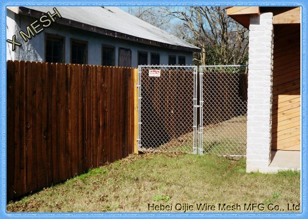 Quality Vinyl Residential Chain Link Security Fence Steel Wire Property Boundary for sale