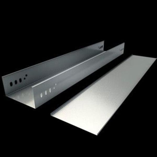 2 Inches Galvanized Cable Tray / Metal Cable Trough With Metal Raw Material
