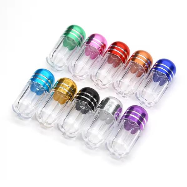 Capacity 500mg Customized Mini Single Empty Pill Capsules With Clear