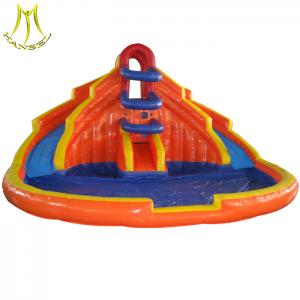 Wholesale Hansel popular outdoor commercial bouncy castles water slide with pool fr wholesale from china suppliers
