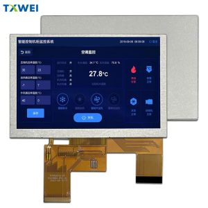 5.0 Inch LCD 800*480 Resolution RGB Interface Industrial Control Medical LCD