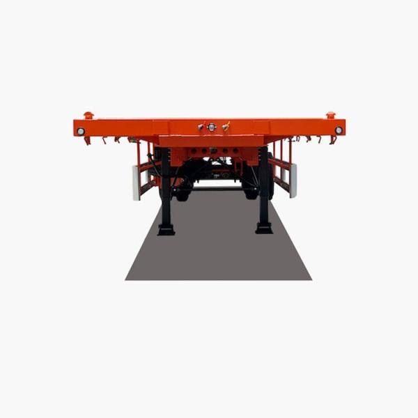 40FT Versatile and Reliable Drop Side Rail Wall Flatbed Semi-Trailer with 3 Axles for Efficient Heavy Cargo Transportation