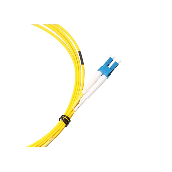 PVC LSZH Jacket LC LC Single Mode Patch Cord