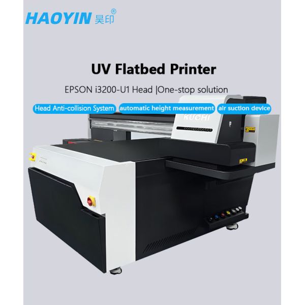 Compact 1.2m X 1m UV Flatbed Printer With Epson I3200 U1 Printheads