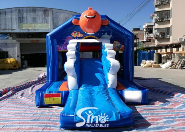Quality Small Inflatable Bounce House Bouncy Castle With Slide Combo Jumper For Inflatable Games Bounce House Slide Combo for sale