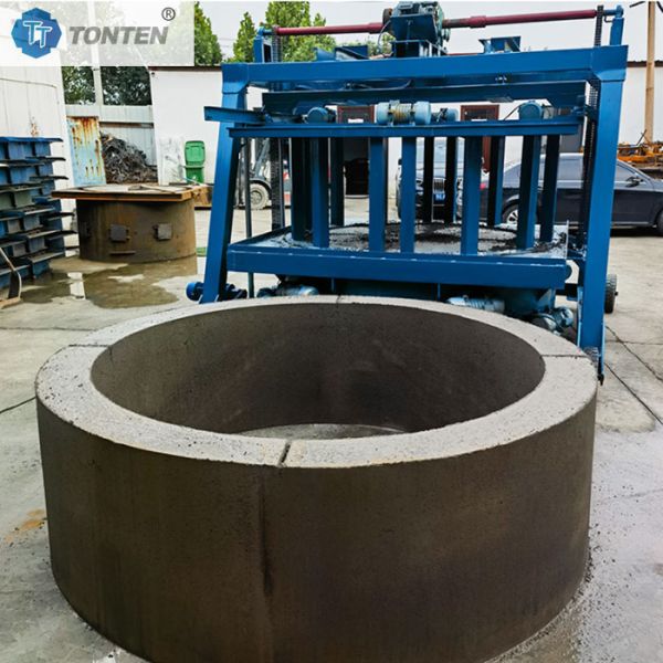 Mobile Type Concrete Manhole Ring And Pipe Brick Making Machine For Water Conservancy Projects