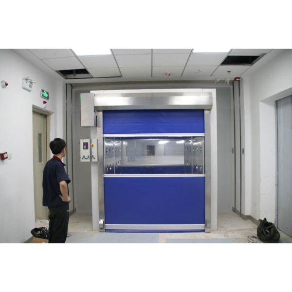 Fully automatic cargo shower room with fast shutter door for clean room