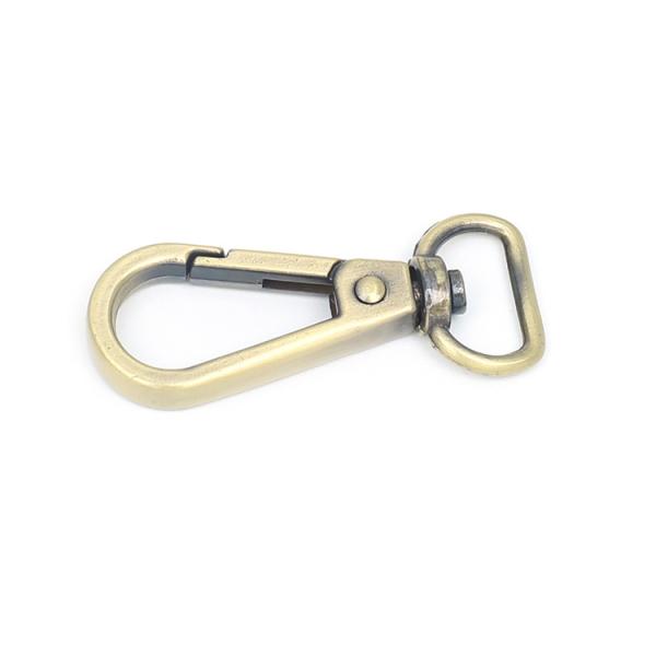 Cheap Alloy Snap Hook Clasps Handbag/Lanyard/Dog Leash Zinc Alloy Metal Swivel Snap Hook