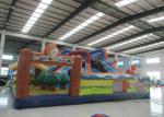 Colourful Digital Printing Toddler Bounce House , Geological Park Bounce Round