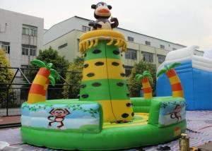 Wholesale Commercial Grade Inflatable Rock Climbing Wall / Monkey Jungle Inflatable Climbing Tower For Children from china suppliers